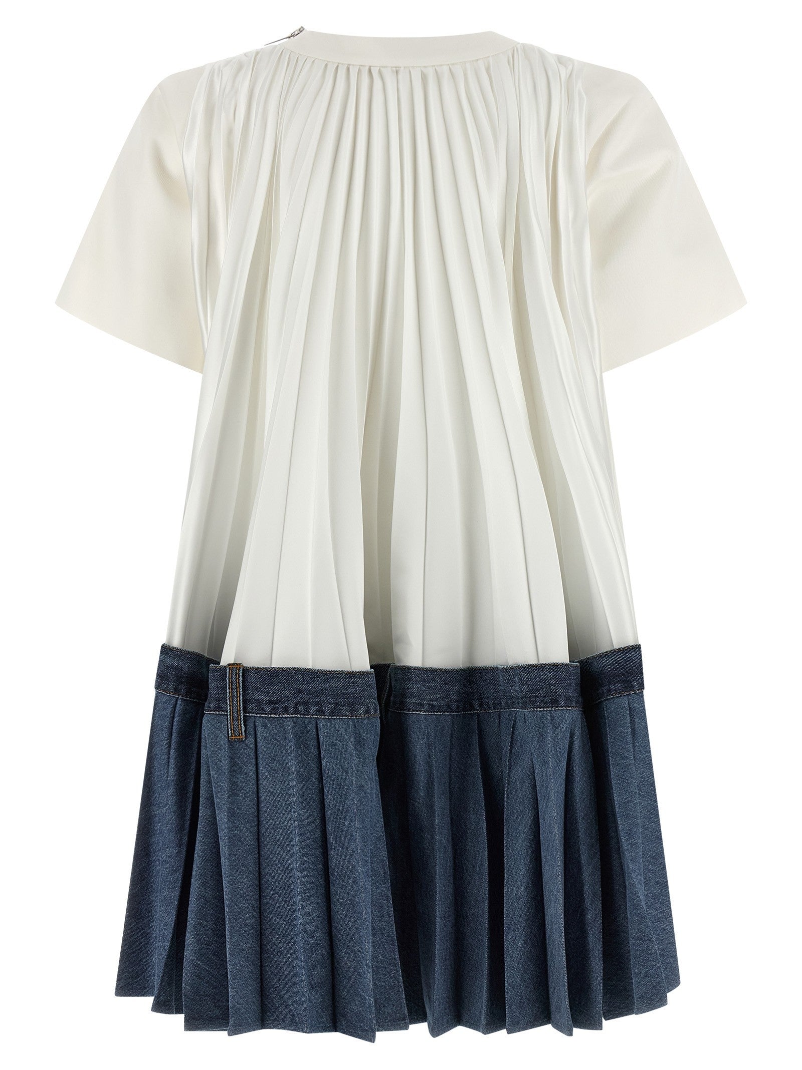 Sacai Denim Dress Gold