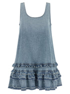 Ganni Denim Dress Blue