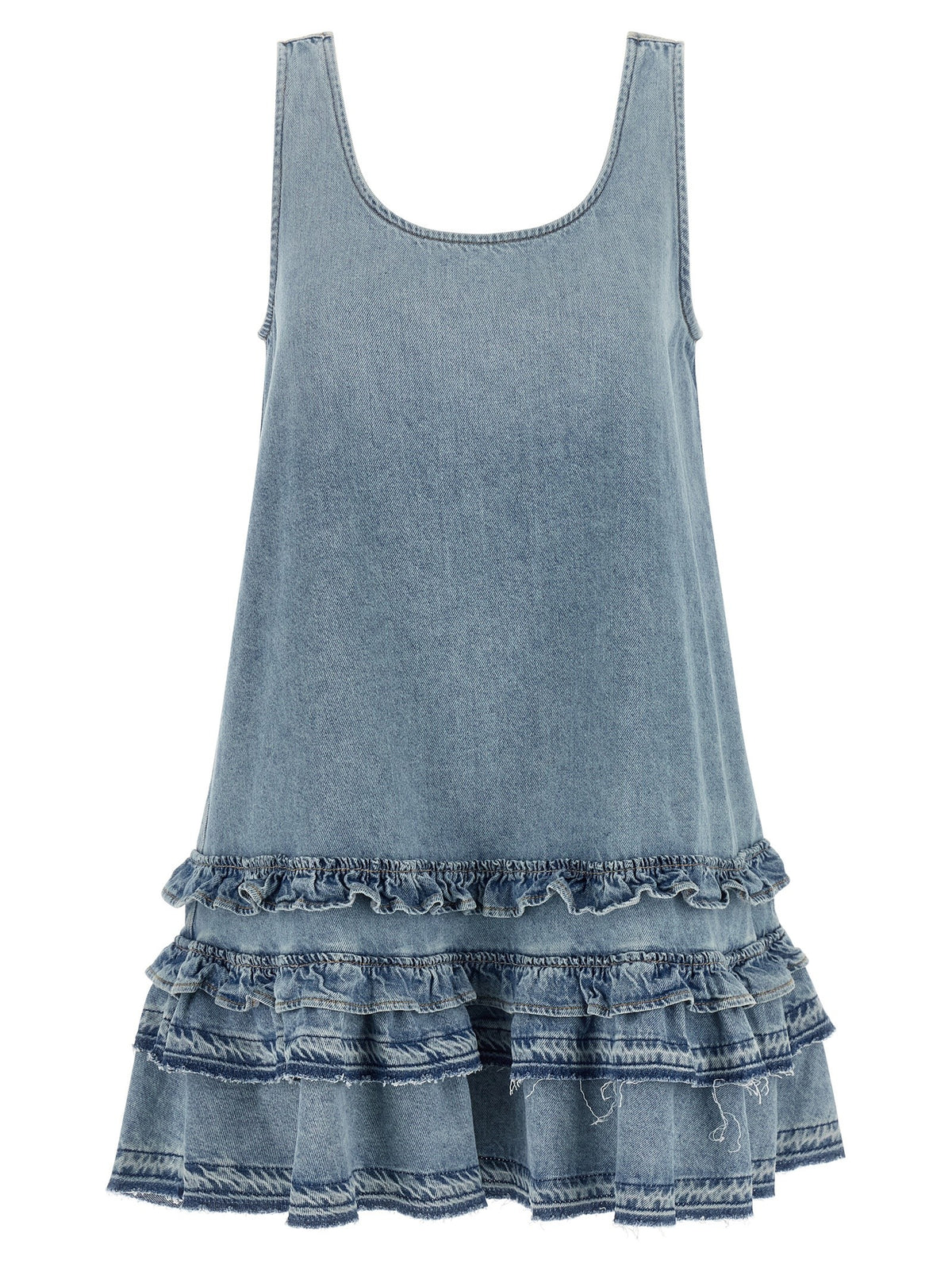 Ganni Denim Dress Blue