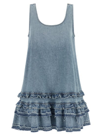 Ganni Denim Dress Blue