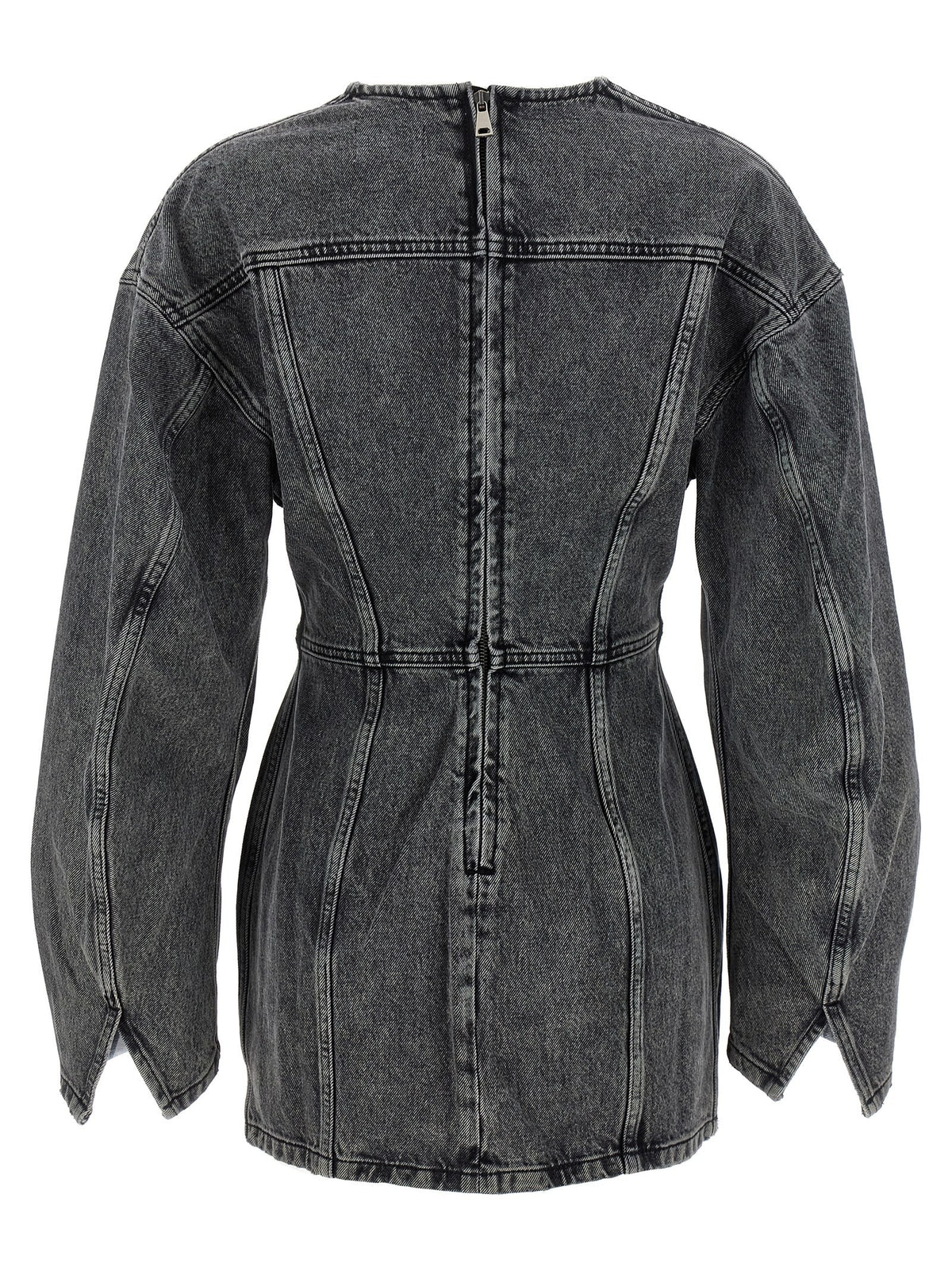 Haikure Denim Dress Grey, view 2