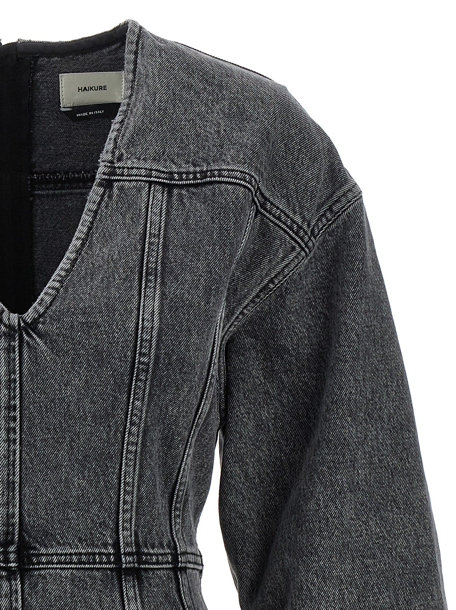 Haikure Denim Dress Grey