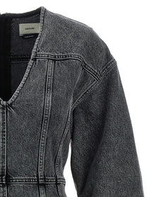 Haikure Denim Dress Grey