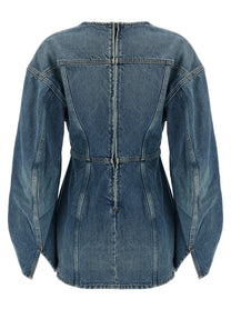 Haikure Denim Dress Blue