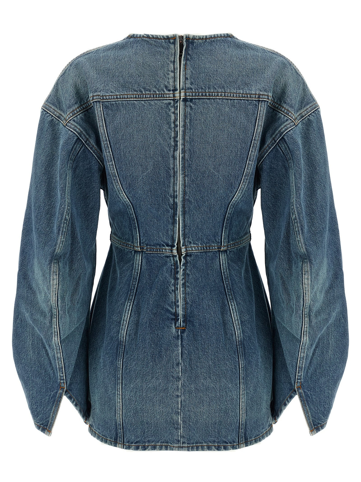Haikure Denim Dress Blue, view 2