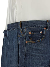Sacai Denim Dress Gold