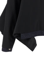 Sacai Denim Insert Blazer Black, view 4