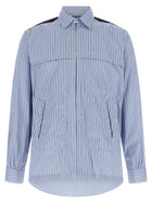 Junya Watanabe Denim Insert Shirt Blue