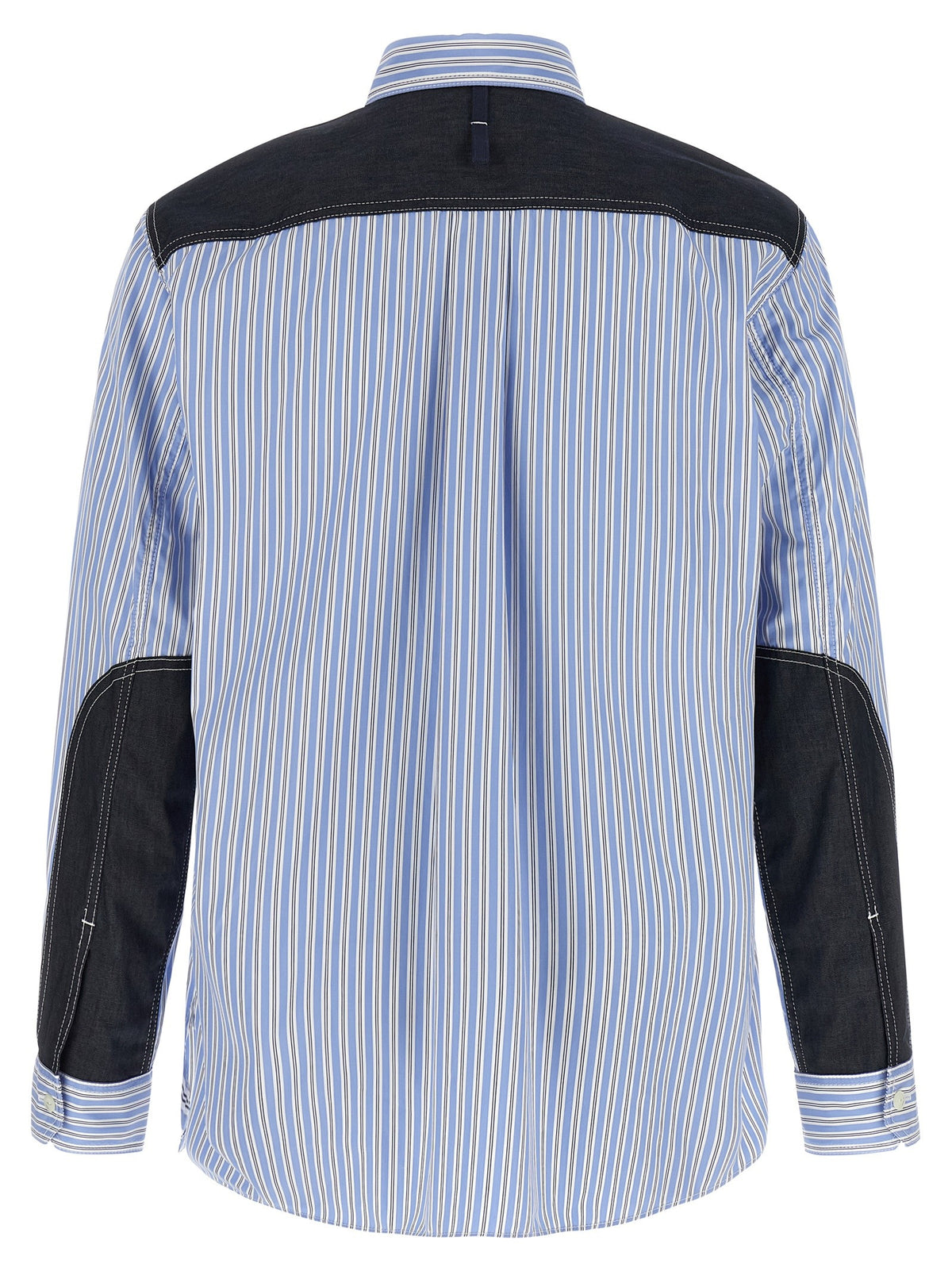 Junya Watanabe Denim Insert Shirt Blue