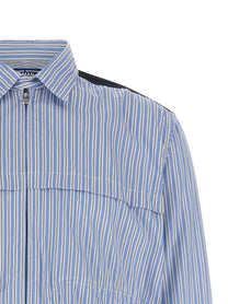 Junya Watanabe Denim Insert Shirt Blue