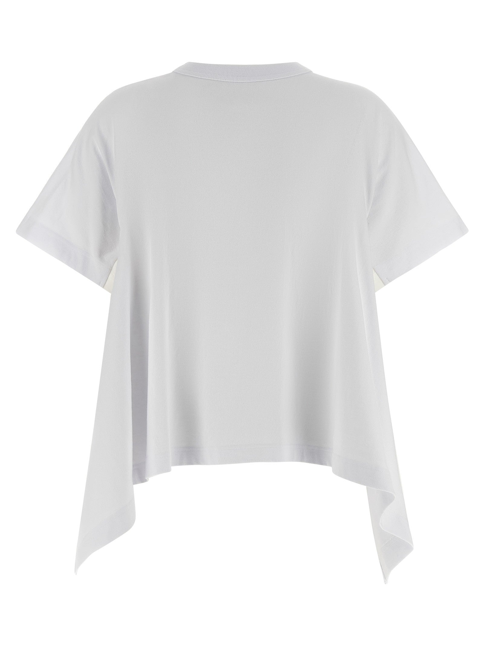 Sacai Denim Insert Shirt White