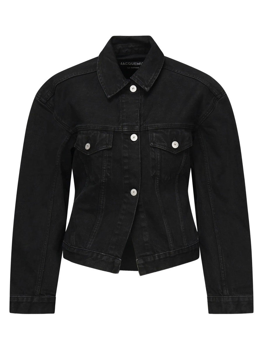 JACQUEMUS Women's Denim Jacket DE Nimes Black