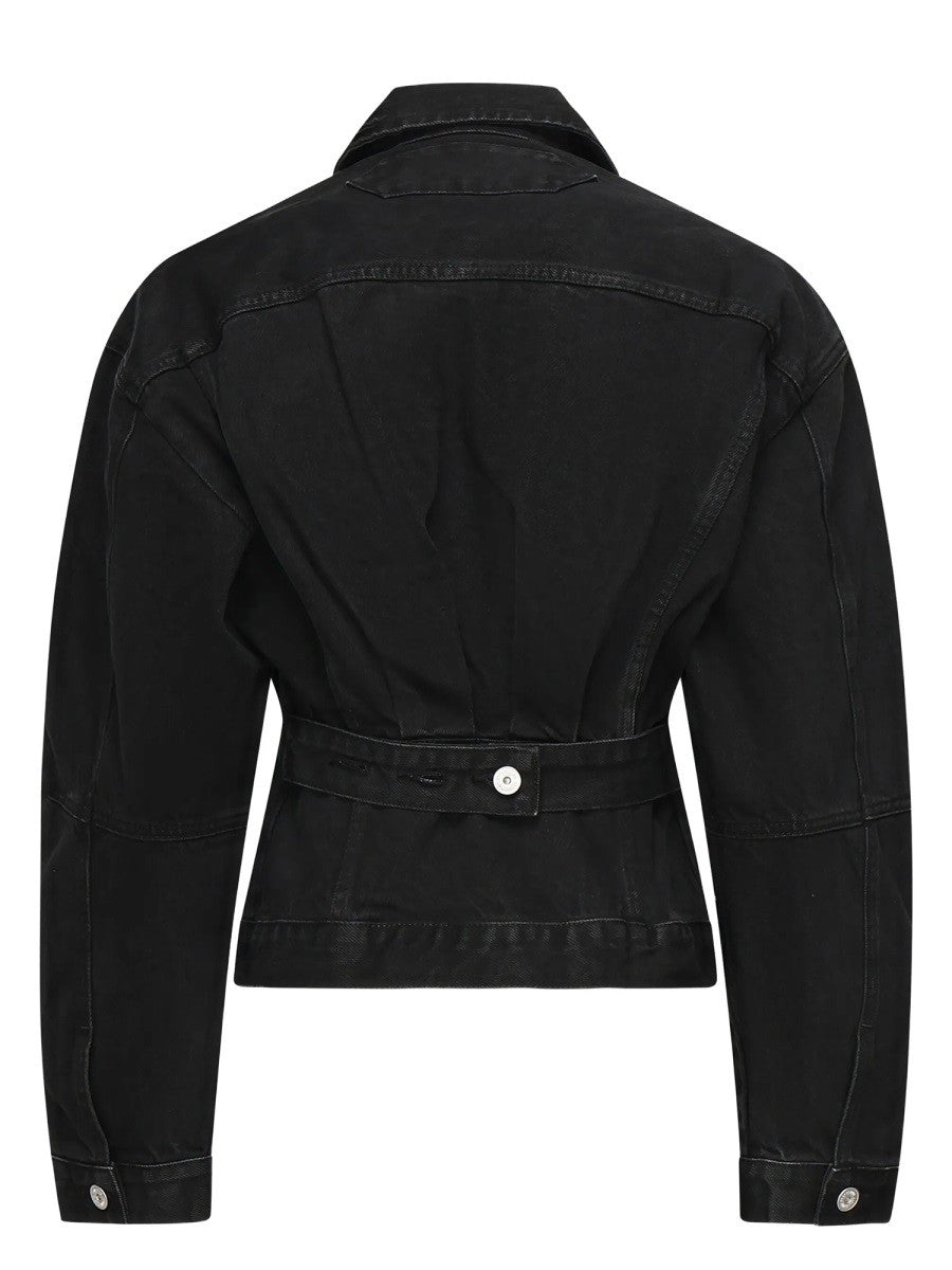 JACQUEMUS Women's Denim Jacket DE Nimes Black