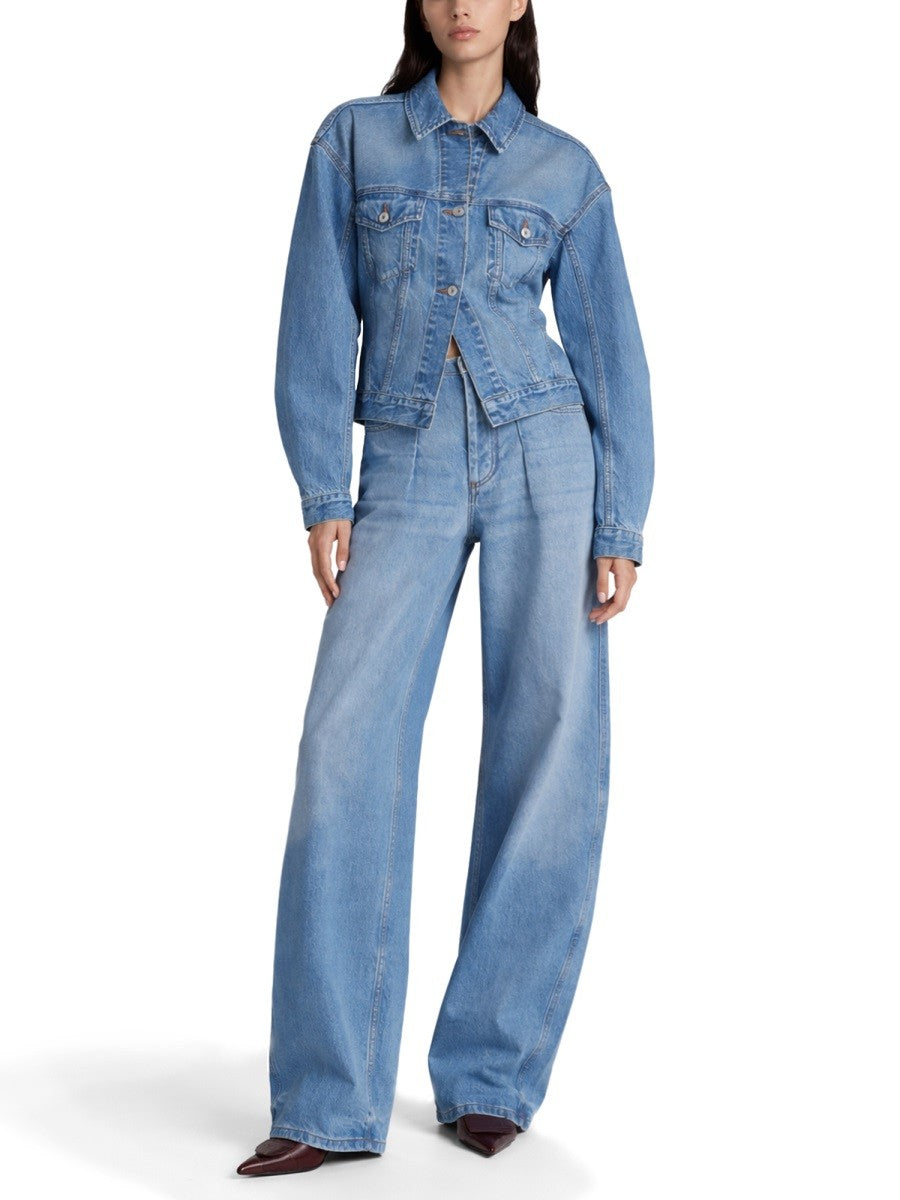 JACQUEMUS Women's Denim Jacket DE Nimes Blue