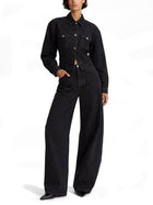 JACQUEMUS Women's Denim Jacket DE Nimes Black, view 2