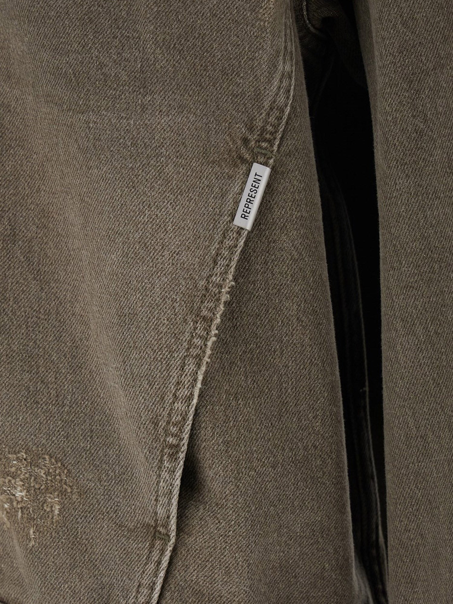 Represent Men's Denim Jacket Green