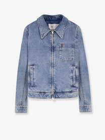 Ami Paris Men's Denim Jacket Blue