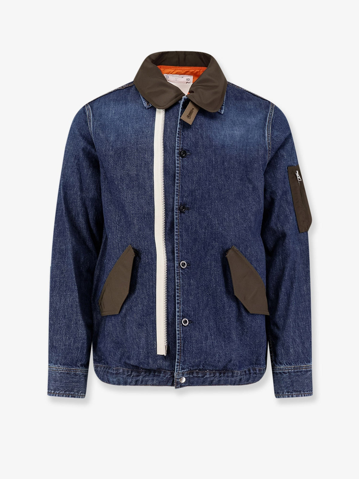 Sacai Men's Denim Jacket Blue