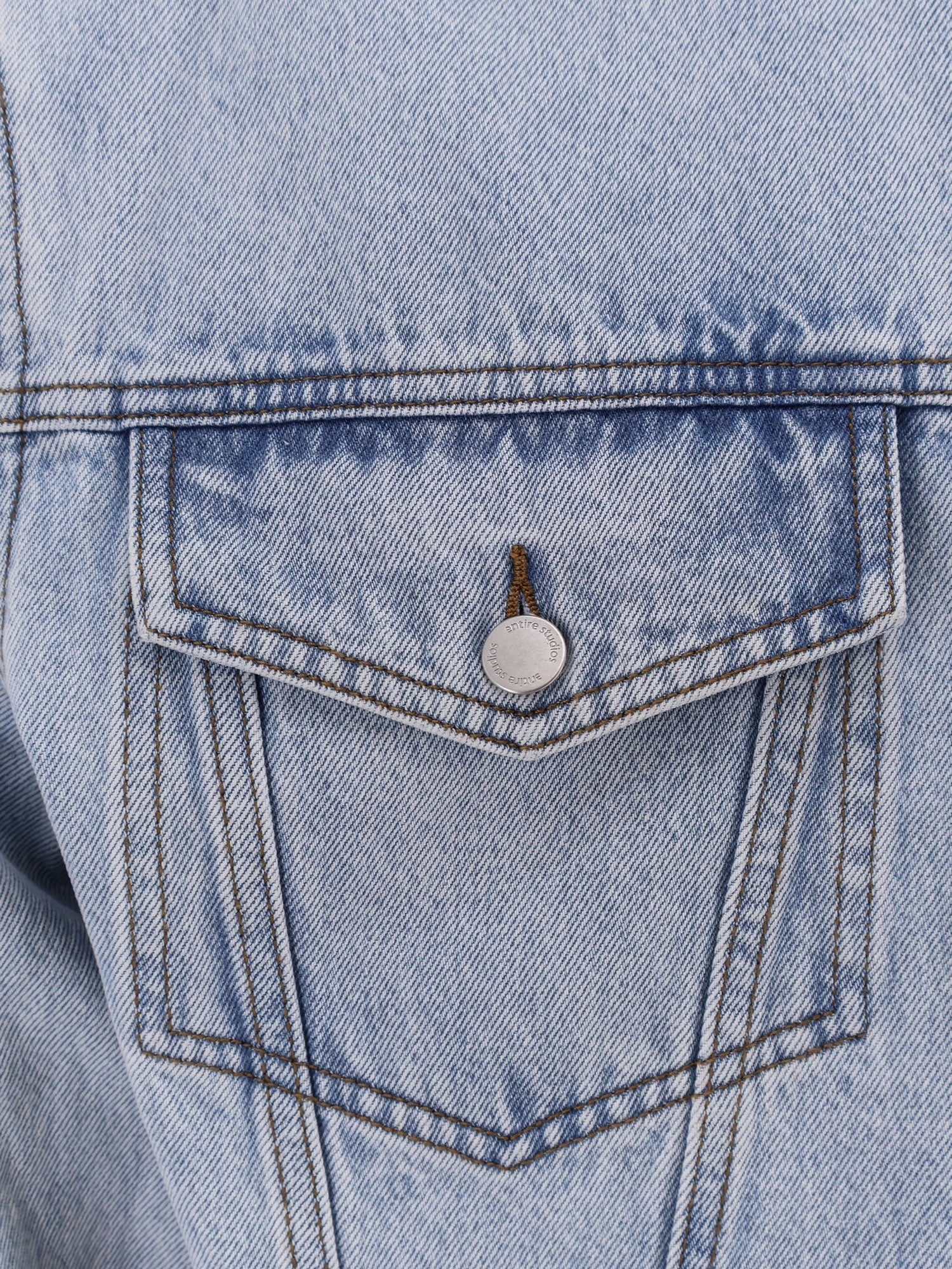 Entire Studios Men's Denim Jacket Blue