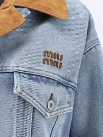 Miu Miu Women's Denim Jacket Blue