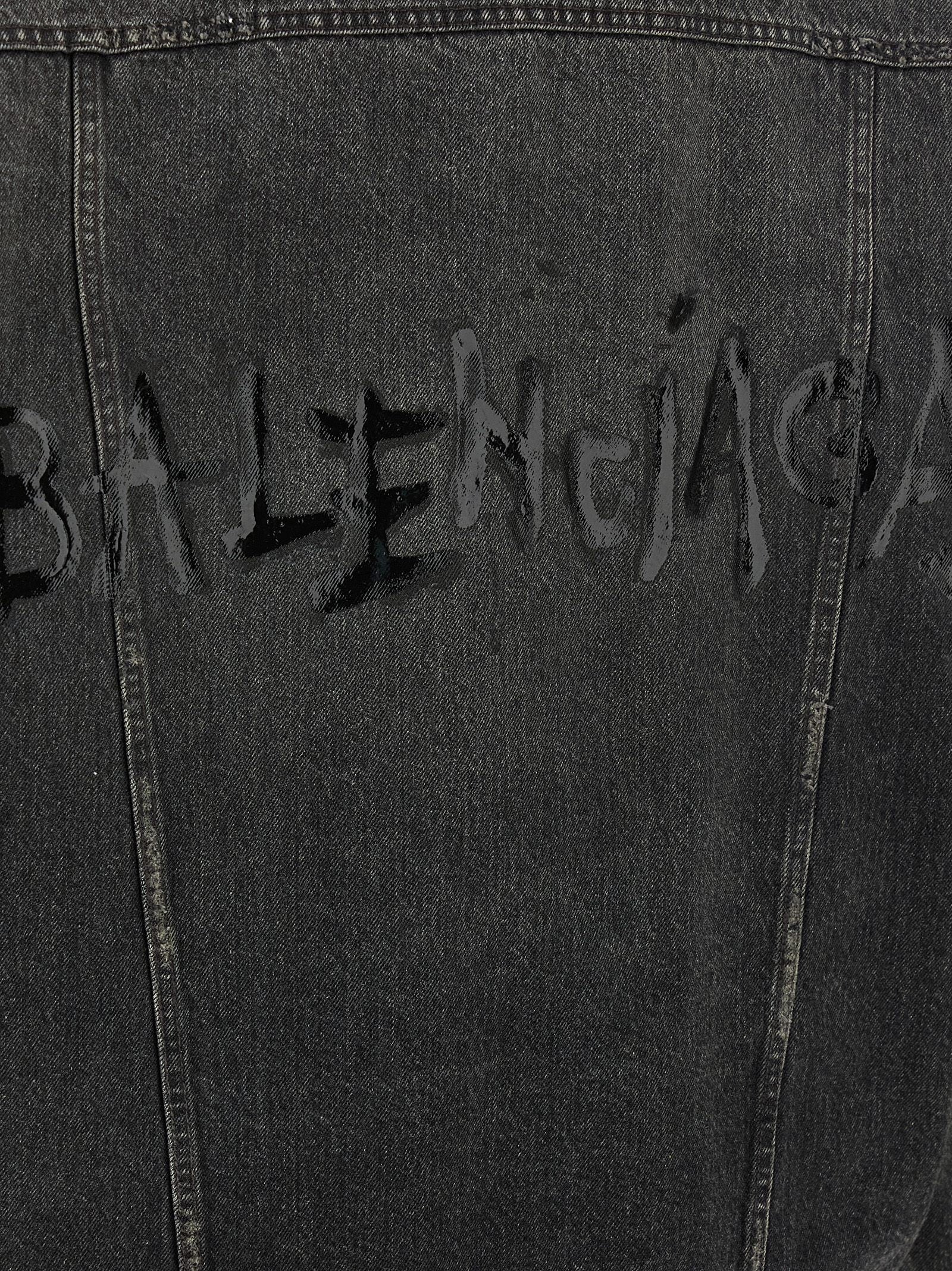 Balenciaga Denim Jacket Grey