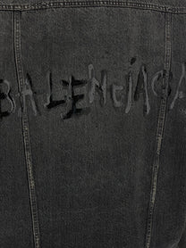 Balenciaga Denim Jacket Grey