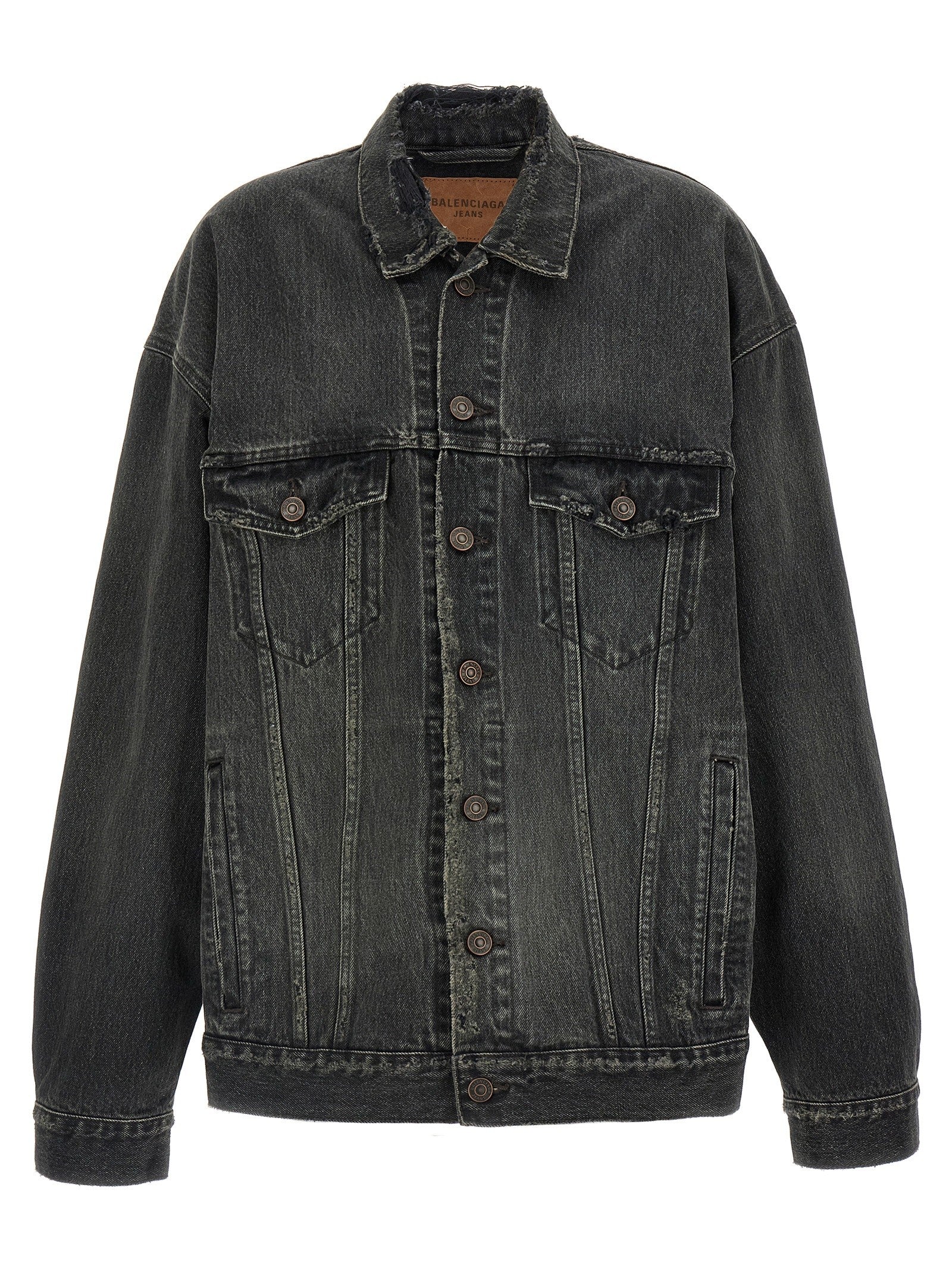 Balenciaga Denim Jacket Grey