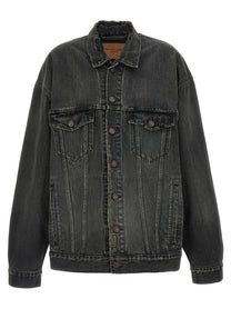 Balenciaga Denim Jacket Grey