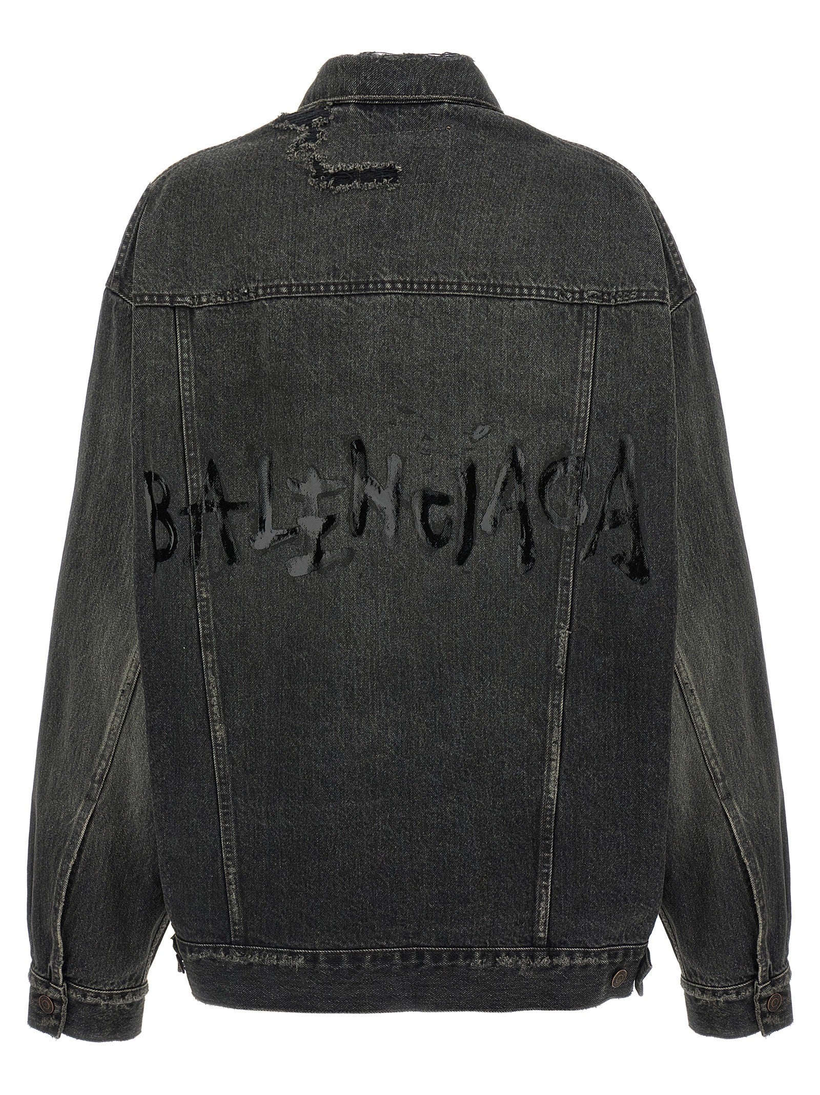 Balenciaga Denim Jacket Grey