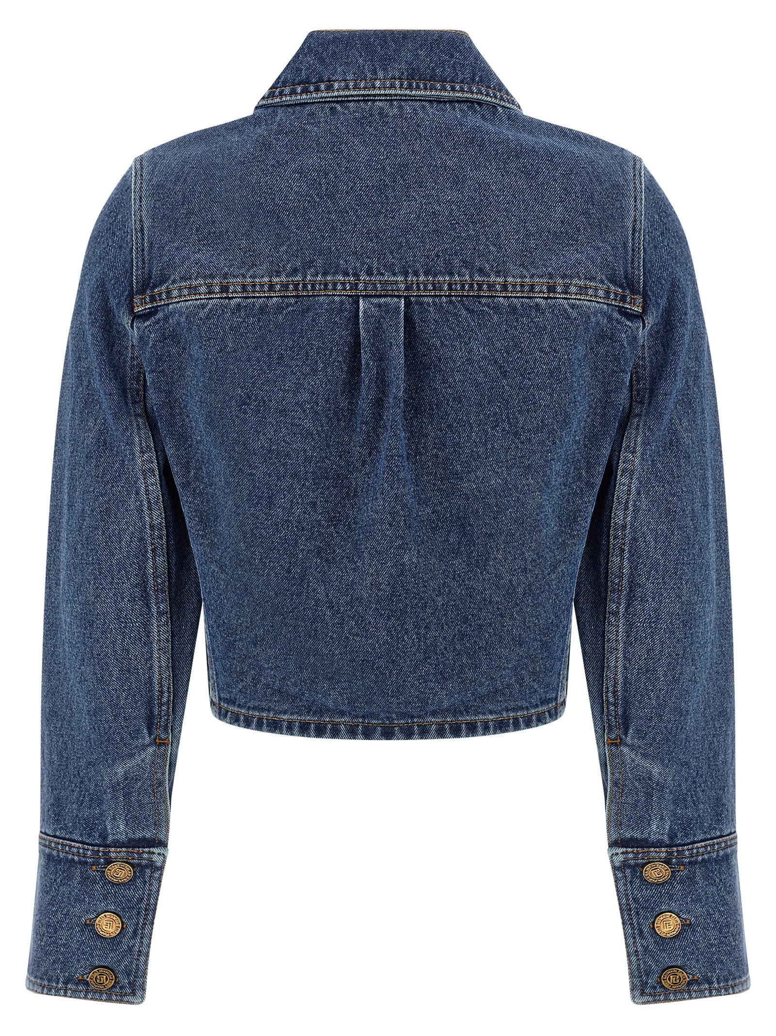 Balmain Denim Jacket Blue