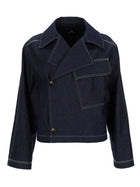 Ps By Paul Smith Women's Denim Jacket Blue