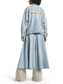 Balenciaga Women's Denim Jacket Blue