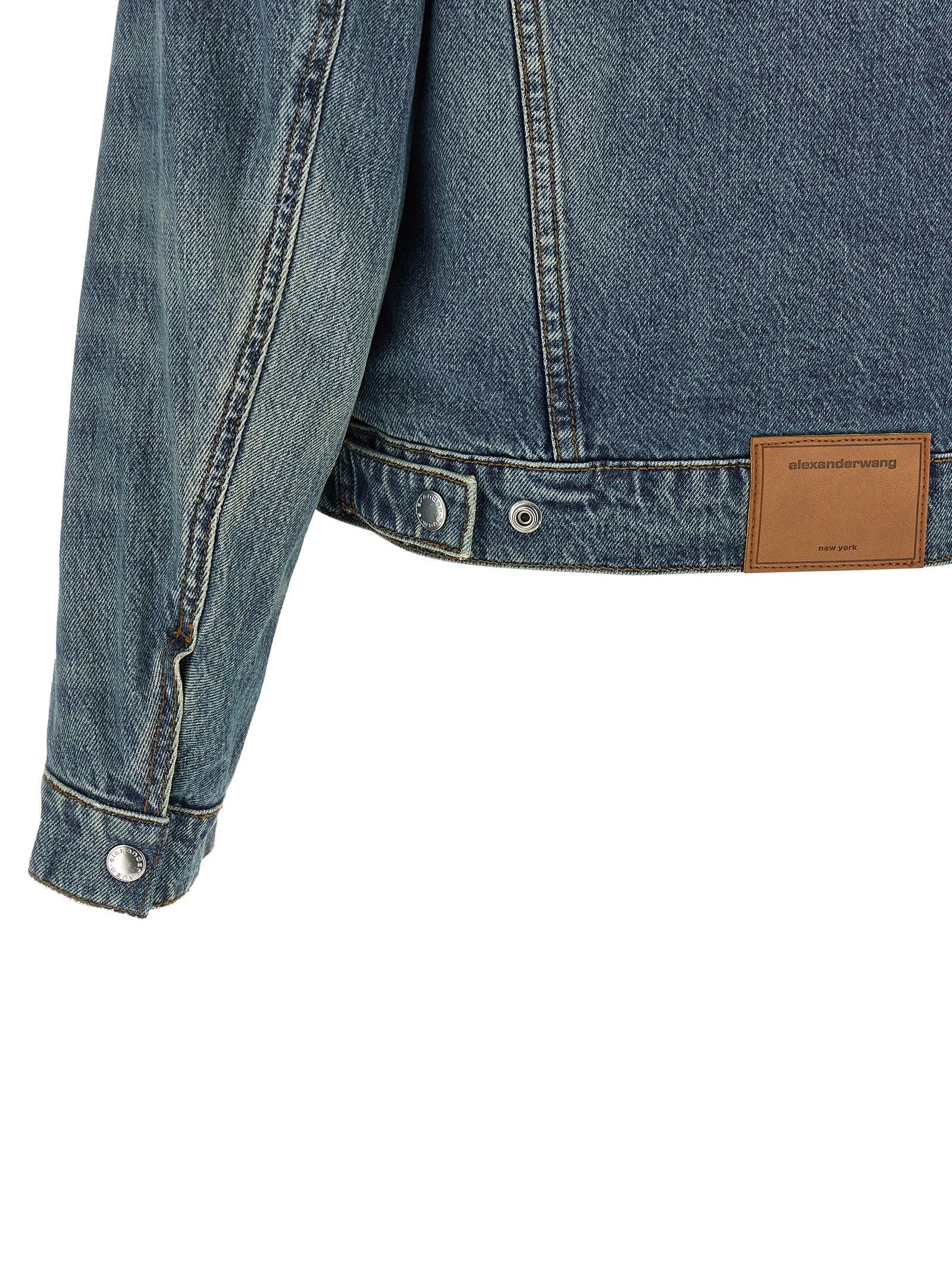 Denim X Alexander Wang Denim Jacket Blue