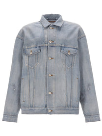 Balenciaga Women's Denim Jacket Blue