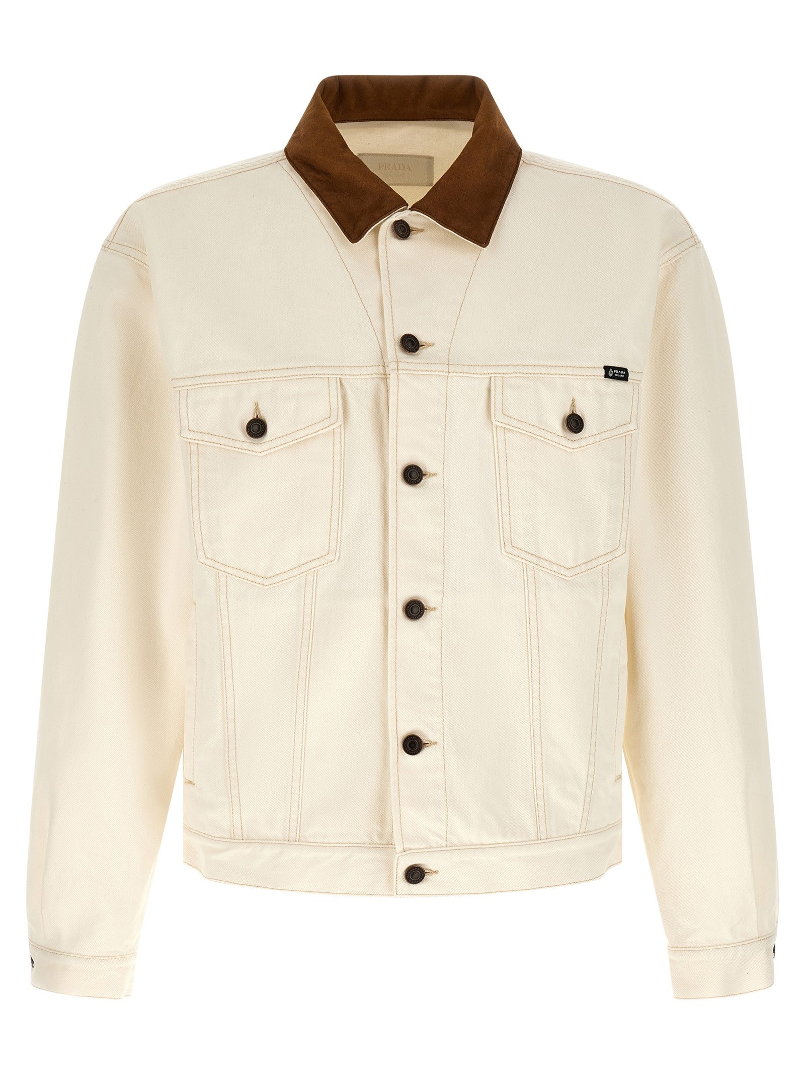 PRADA Denim Jacket White