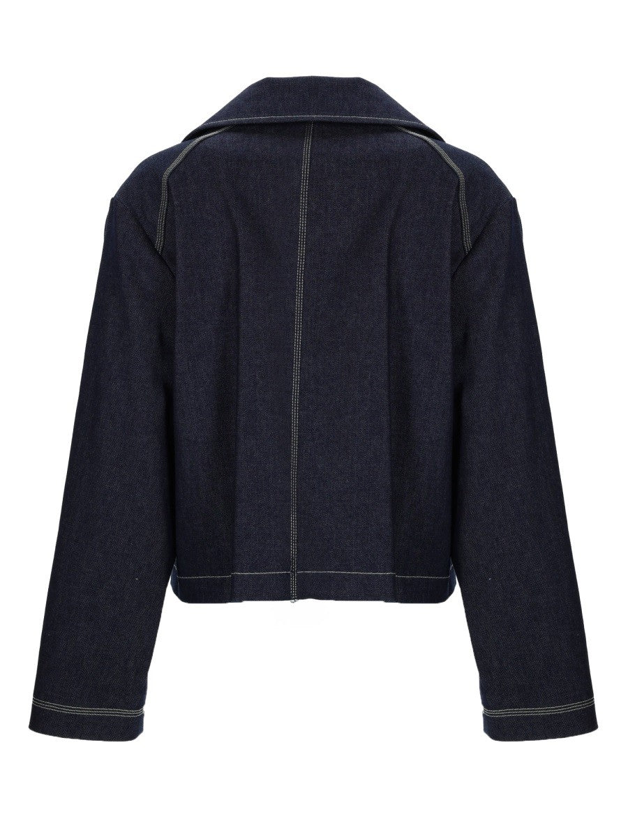Ps By Paul Smith Women's Denim Jacket Blue