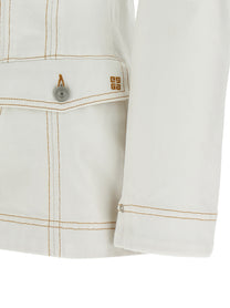 Givenchy Denim Jacket White