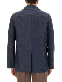 Gucci Men's Denim Jacket Blue