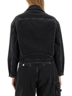 Moschino Jeans Women's Denim Jacket Black, view 3