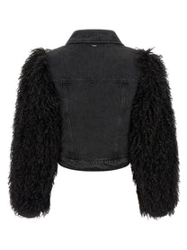 TWINSET Denim Jacket Black