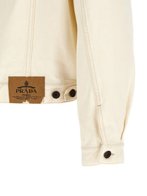 PRADA Denim Jacket White