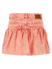 Ganni Denim Jeans Skirt Blue