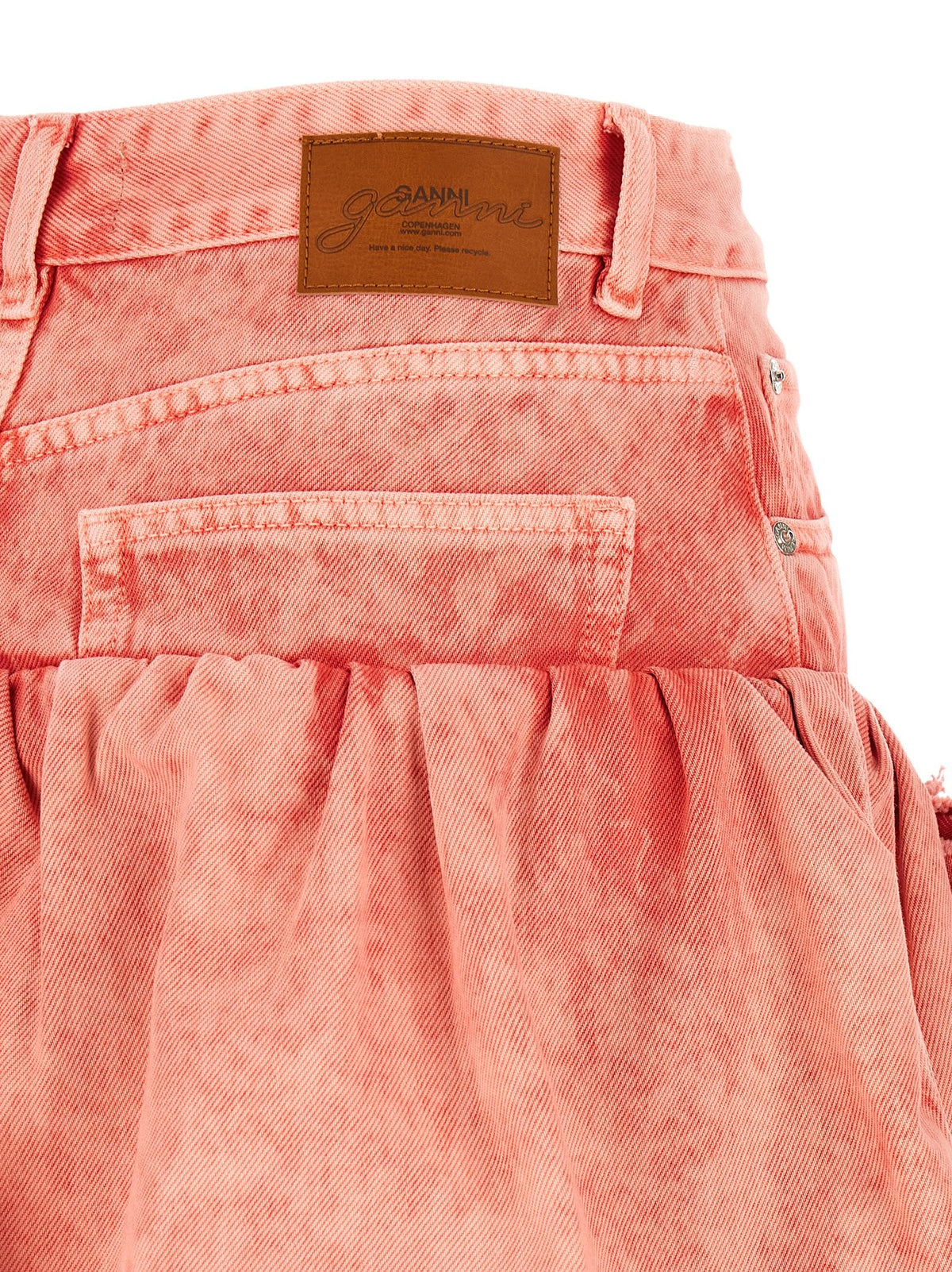 Ganni Denim Jeans Skirt Blue