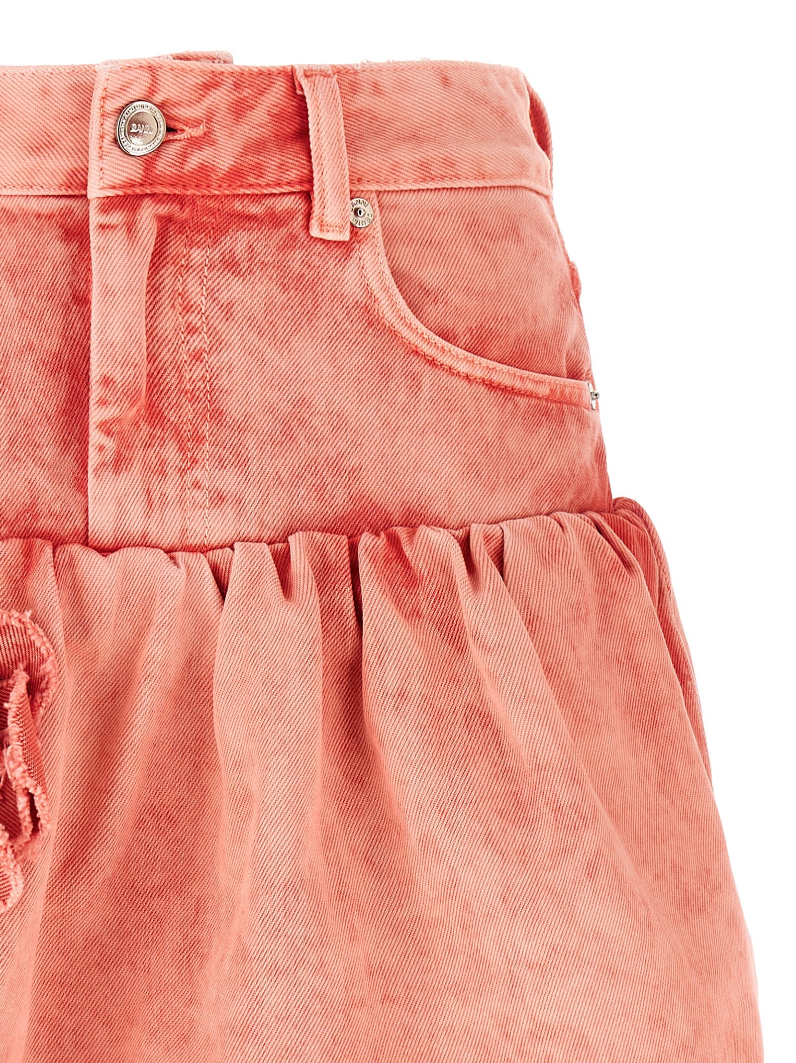Ganni Denim Jeans Skirt Blue