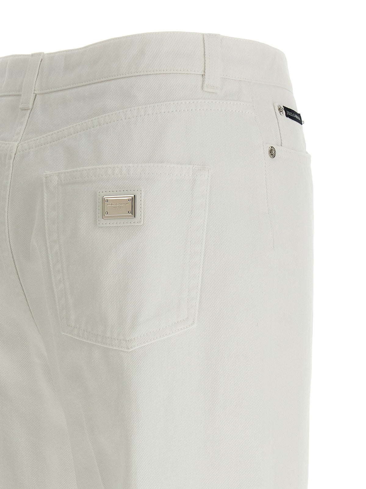 Dolce &amp; Gabbana Denim Jeans White, view 4