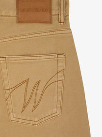 Walk In Paris Men's Denim Jeans Beige