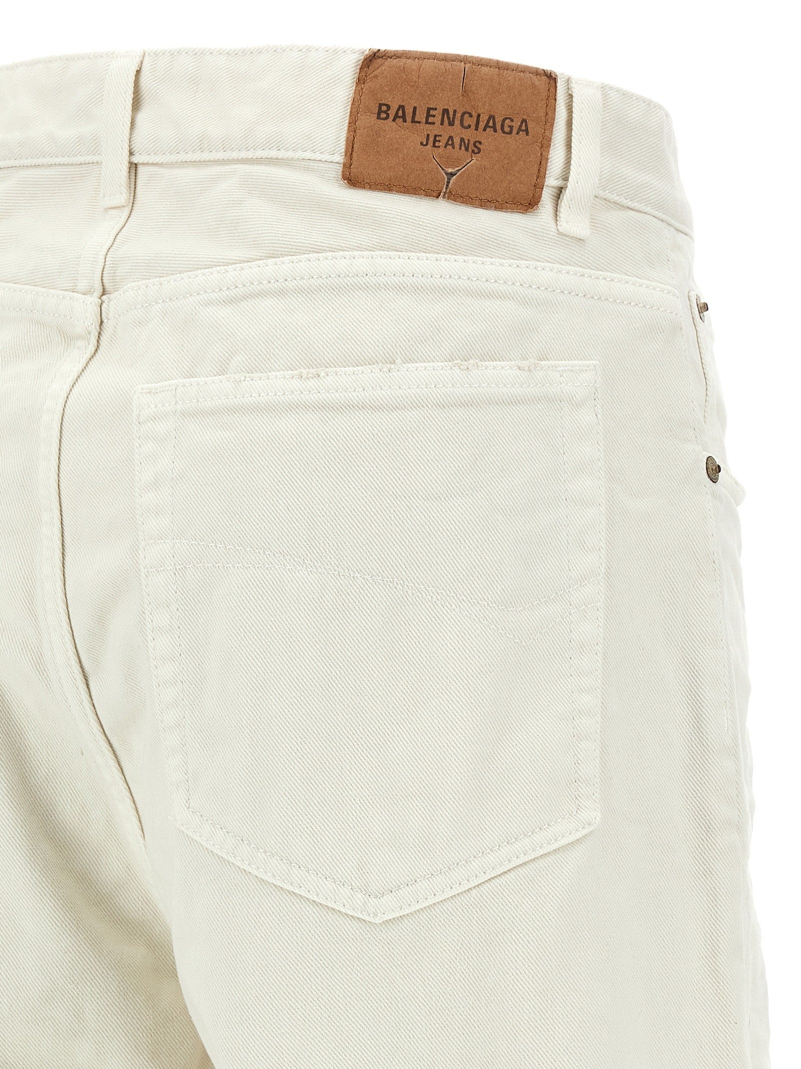 Balenciaga Denim Jeans White