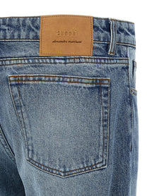 Ami Paris Denim Jeans Blue