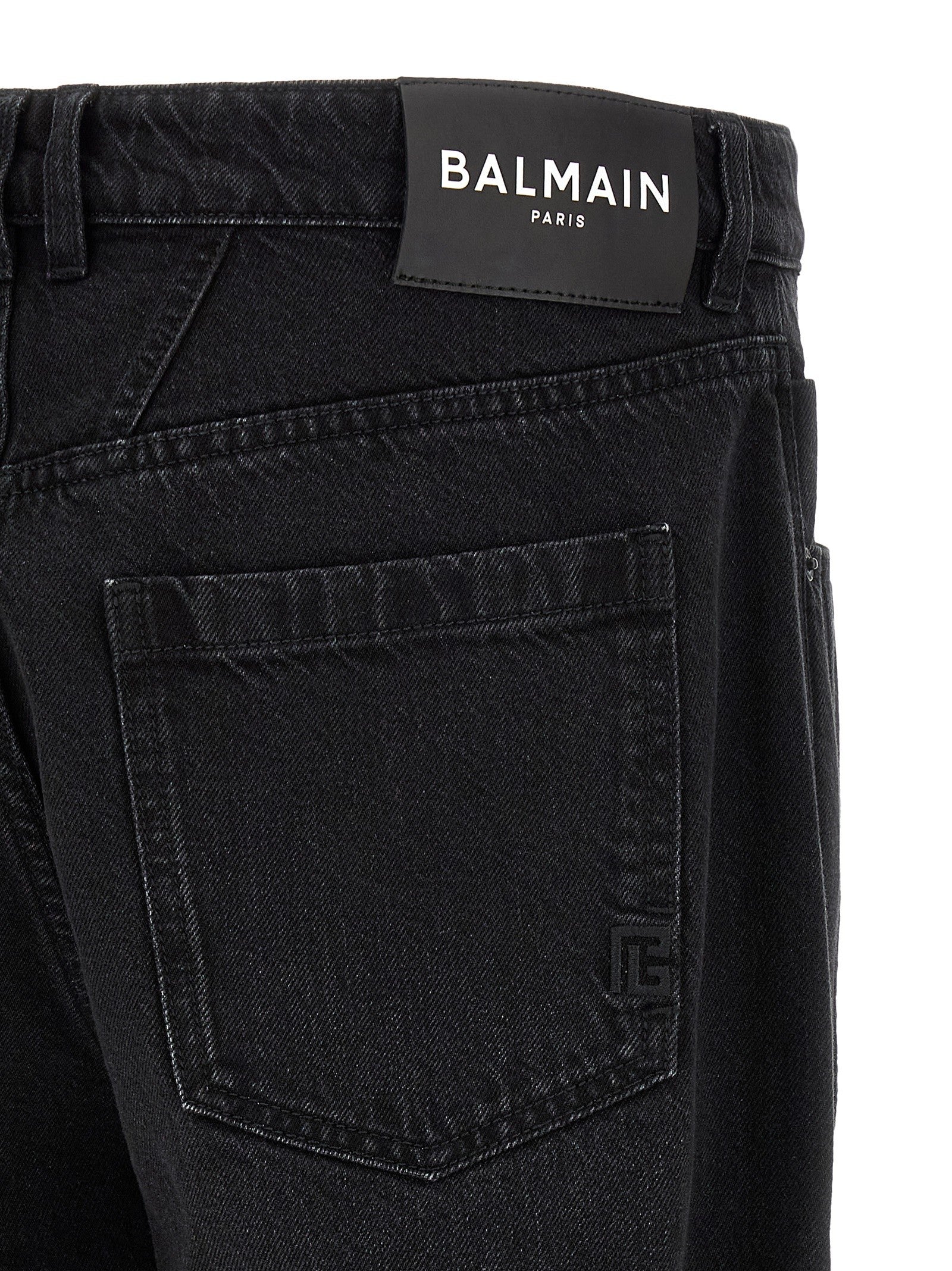 Balmain Denim Jeans Black