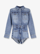 self-portrait Women's Denim Jumpsuit Blue